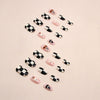 12 Sizes-24 Pcs Press On Nails W1425