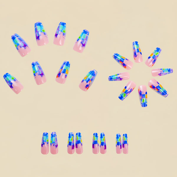 12 Sizes-24 Pcs Press On Nails Y687-2