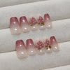 12 Sizes-24 Pcs Press On Nails Z904