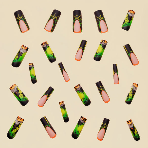12 Sizes-24 Pcs Press On Nails Y156