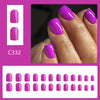 12 Sizes-24 PcsPress On Nails C332