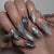 12 Sizes-24 Pcs Press On Nails W1951