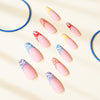 12 Sizes-24 Pcs Press On Nails JP1107