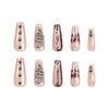 12 Sizes-24 Pcs Press On Nails GN019