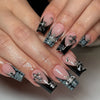12 Sizes-24 Pcs Press On Nails JP3537