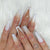 12 Sizes-24 Pcs Press On Nails Z143