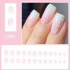 12 Sizes-24 Pcs Press On Nails C995