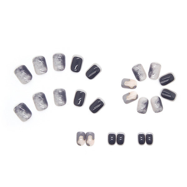 12 Sizes-24 Pcs Press On Nails R665