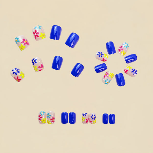 12 Sizes-24 Pcs Press On Nails Y743