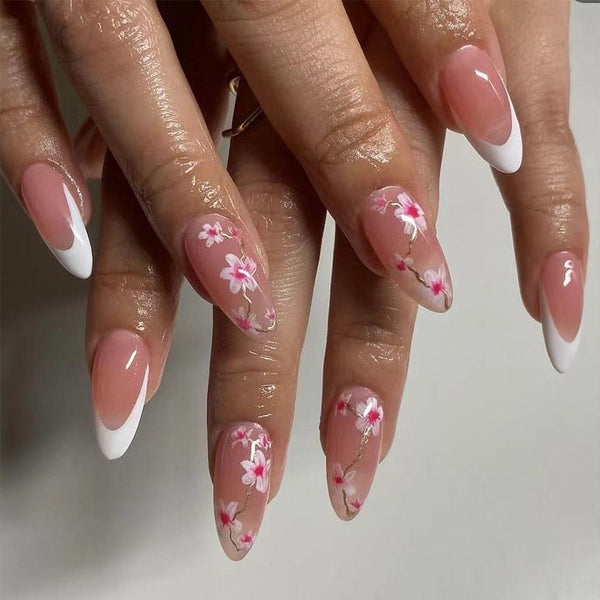 12 Sizes-24 Pcs Press On Nails C847