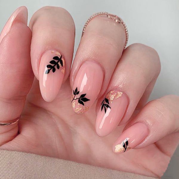 12 Sizes-24 Pcs Press On Nails C1145