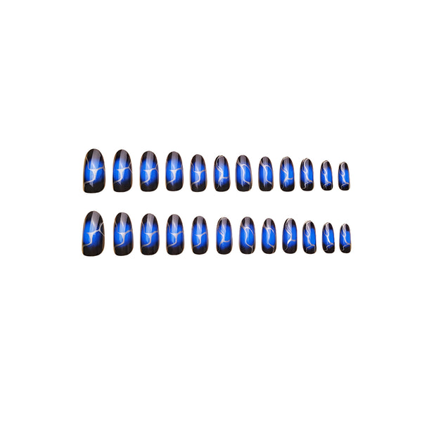 12 Sizes-24 Pcs Press On Nails Y197