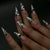 12 Sizes-24 Pcs Press On Nails JP2820