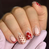 12 Sizes-24 Pcs Press On Nails C1354