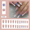 12 Sizes-24 Pcs Press On Nails Z630