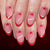 12 Sizes-24 Pcs Press On Nails C1496