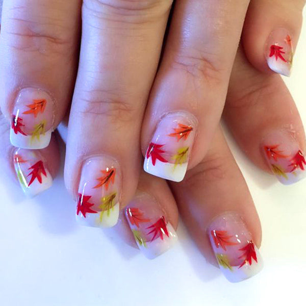 12 Sizes-24 Pcs Press On Nails C614