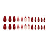 12 Sizes-24 Pcs Press On Nails Z1027