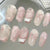 12 Sizes-24 Pcs Press On Nails Z849