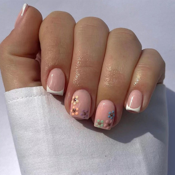 12 Sizes-24 Pcs Press On Nails JP2556