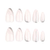 12 Sizes-24 Pcs Press On Nails JP3664