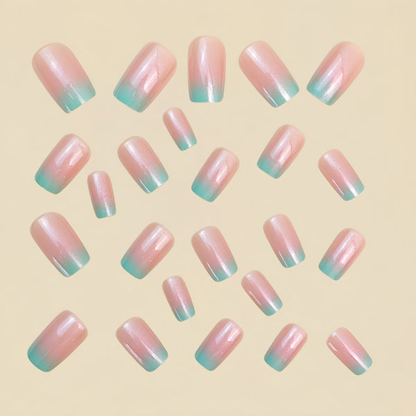 12 Sizes-24 Pcs Press On Nails Y924