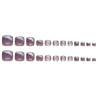 12 Sizes-24 Pcs Press On Nails F162