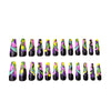 12 Sizes-24 Pcs Press On Nails Y070