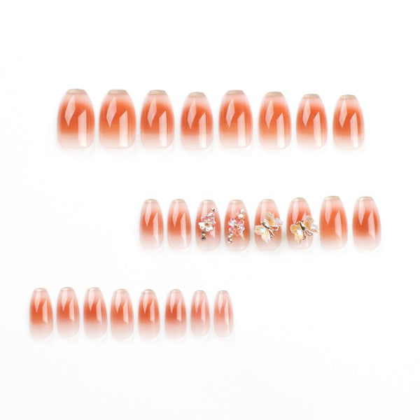 12 Sizes-24 Pcs Press On Nails JP2969