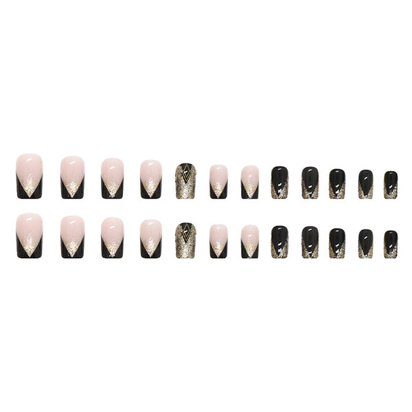12 Sizes-24 Pcs Press On Nails W302