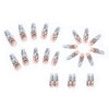 12 Sizes-24 Pcs Press On Nails W128