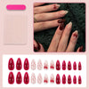 12 Sizes-24 Pcs Press On Nails HYC-YY-1016