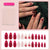 12 Sizes-24 Pcs Press On Nails HYC-YY-1016