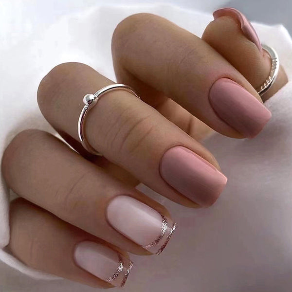 12 Sizes-24 Pcs Press On Nails W1226