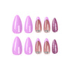 12 Sizes-24 Pcs Press On Nails JP2730