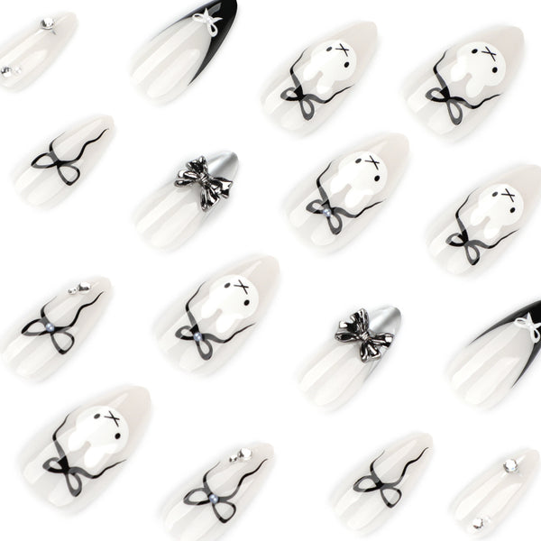 12 Sizes-24 Pcs Press On Nails JP4042