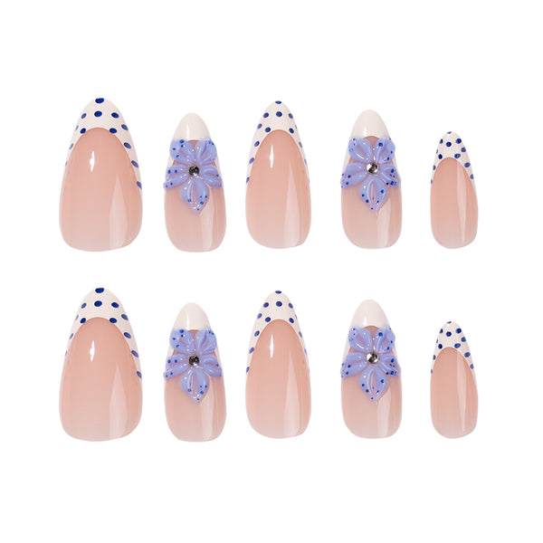 12 Sizes-24 Pcs Press On Nails JP4406