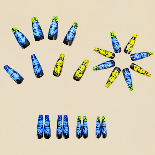 12 Sizes-24 Pcs Press On Nails Y752