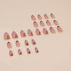 12 Sizes-24 Pcs Press On Nails W1615