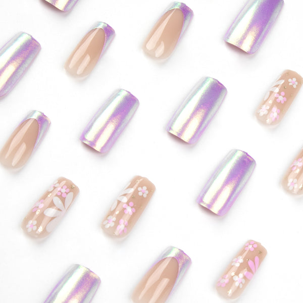 12 Sizes-24 Pcs Press On Nails JP2547