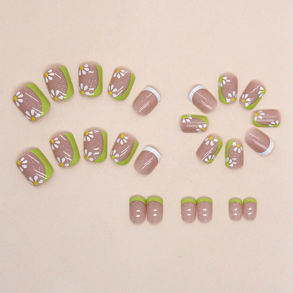 12 Sizes-24 Pcs Press On Nails W1276
