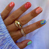 12 Sizes-24 Pcs Press On Nails C433