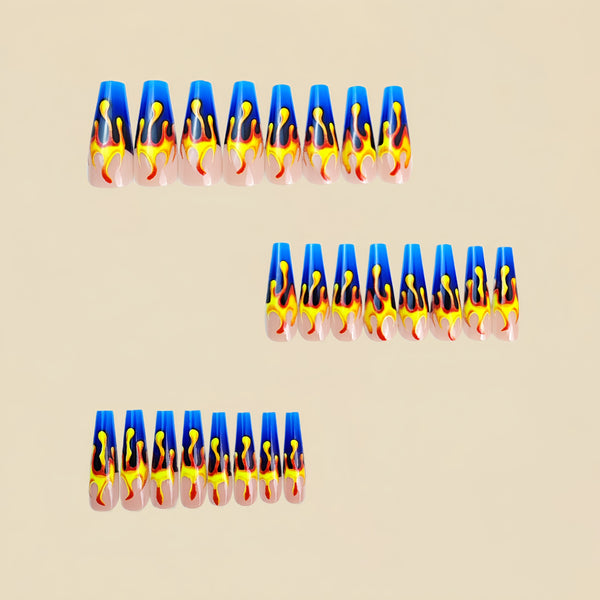 12 Sizes-24 Pcs Press On Nails Y828