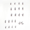 12 Sizes-24 Pcs Press On Nails JP1210