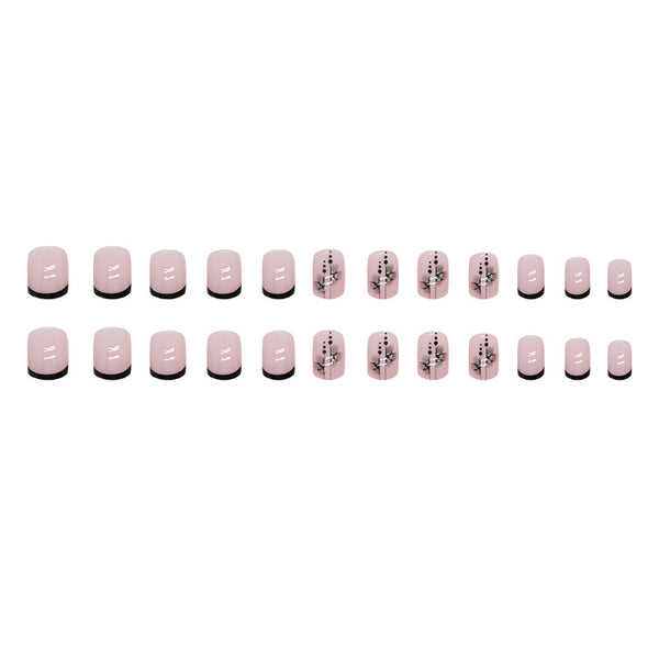 12 Sizes-24 Pcs Press On Nails W1345
