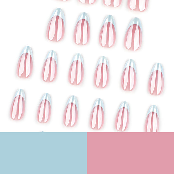 12 Sizes-24 Pcs Press On Nails JP4323