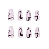 12 Sizes-24 Pcs Press On Nails JP1425
