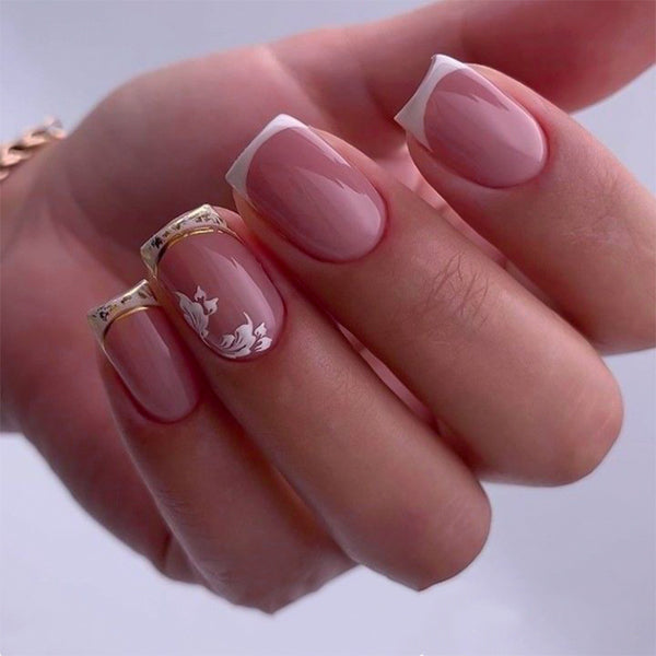 12 Sizes-24 Pcs Press On Nails JP3833