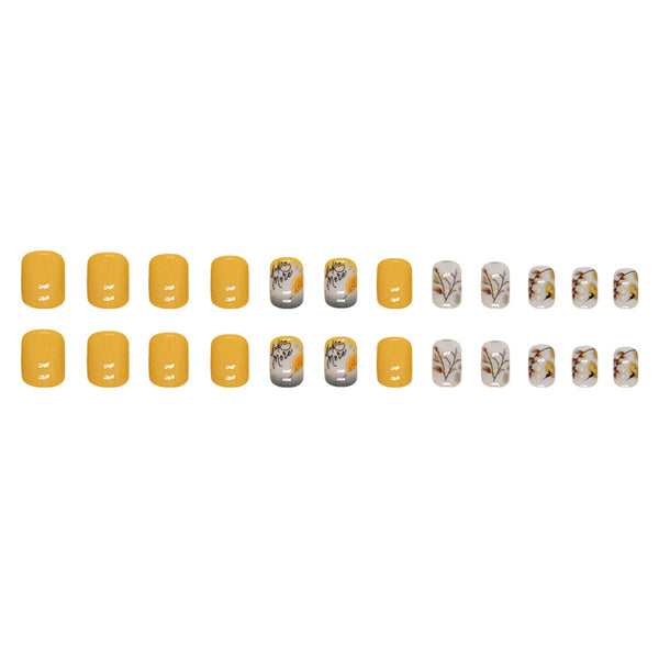 12 Sizes-24 Pcs Press On Nails W1478
