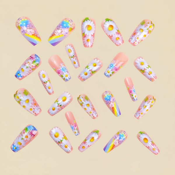 12 Sizes-24 Pcs Press On Nails Y995